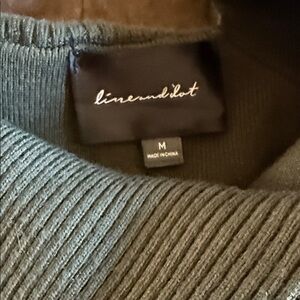 Line & Dot Olive Long Sleeve Dress